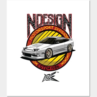 nissan s13 240sx Posters and Art